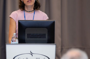 ABCSG-Vizepräsidentin Marija Balic setzte mit den translationalen Projekten bei ABCSG 18 den Schlusspunkt über die erste Session in Saalfelden.